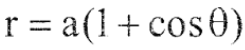 r=a(1+cosθ)